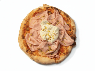 Mortadella e pistacchio