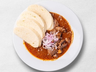 Pivovarský hovädzí guľáš