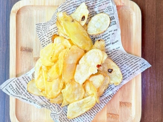 Domáce zemiakové chipsy