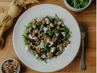 Insalata di barbabietola e caprino 