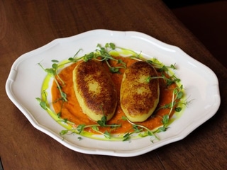 Картопляні зрази з тушкованою капустою