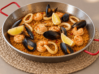 Паелья з морепродуктами