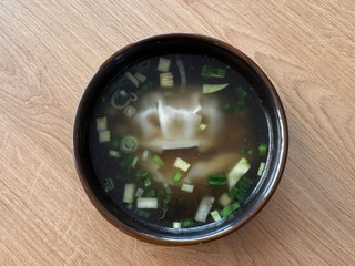 Gyoza soup