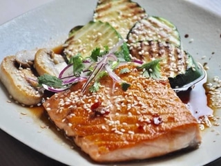 Salmon teriyaki