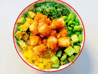 Tempura ebi poke