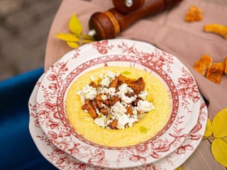 Банош з лисичками 
