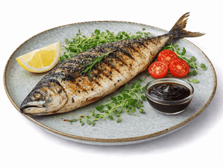 Скумбрія на мангалі 1 шт