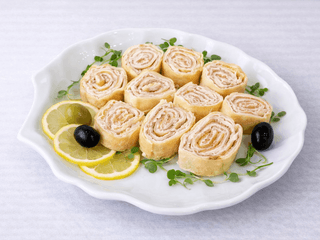 Млинці з лососем і сиром