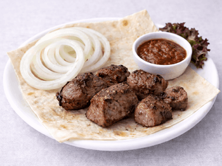 Шашлик із телячої вирізки