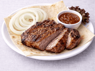 Стейк зі свинини за 100 г