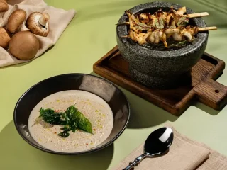 КРЕМ СУП З БІЛИМИ ГРИБАМИ