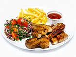 Грудинка з картоплею фрі (-20%)