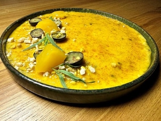 Крем каталонія з маракуєю