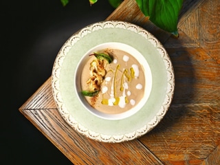 Суп пюре грибний