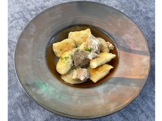 Жарке з варениками