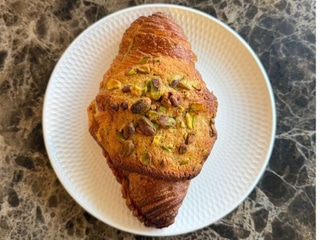 Croissant Double Baked pistáciový