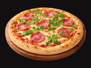 Mini pizza salami