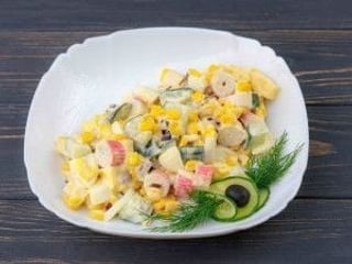 Салат з крабових паличок