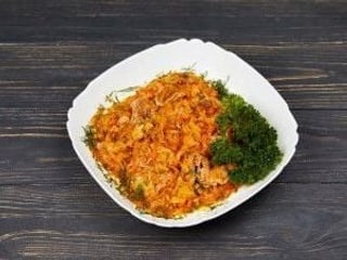 Капуста тушкована з м`ясом
