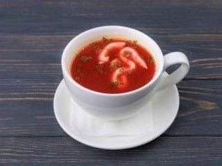 Борщ з м'ясом