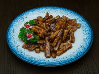 H5. Баклажани у кисло-солодкому соусі