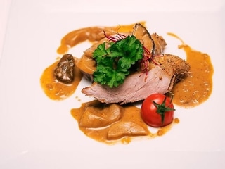 Polędwiczka wieprzowa w sosie borowikowym