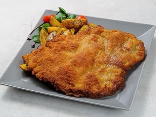 Kotlet schabowy smażony na smalcu