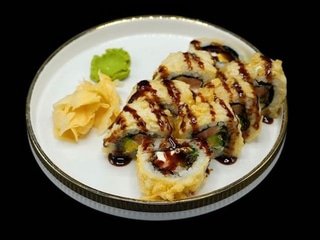 Теплий рол з Лососем