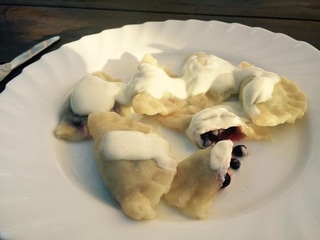Pierogi z jagodami (7szt.) 
