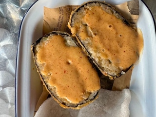 SUSHIBURGER PIECZONY ŁOSOŚ + KREWETKA W TEMPURZE