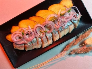 Danube Herring with Baked Potatoes