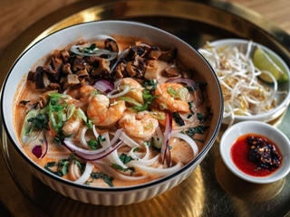 Phở Tôm with shrimps