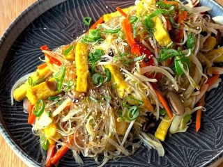 Miến Xào con tofu