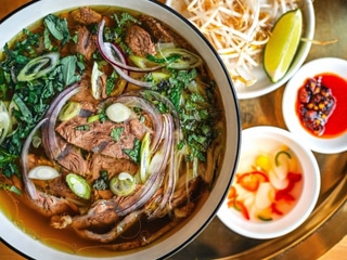 Phở Bò with beef