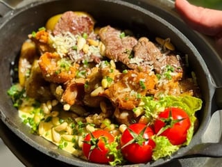 Pfifferlingspfanne mit Rindfleisch 🤎🍂