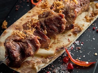 Шашлик зі свиного ошийку 