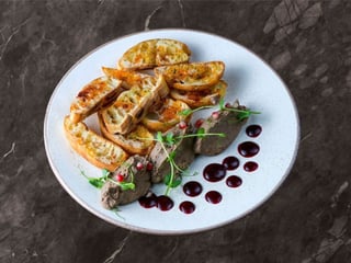 Chicken Pâté with Cherry Sauce