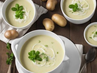 Zemiakovo cuketový krém (denná polievka)