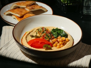 🪫Хумус з овочевою сальсою