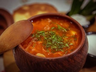 Борщик український з ребром