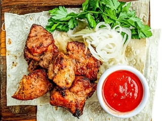 Шашлик зі свинини (порція)