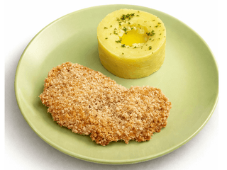 Шніцель курячий з  картопляним пюре