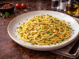 Spaghetti alio olio
