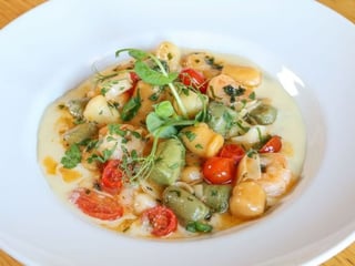 Gnocchi con Gamberi