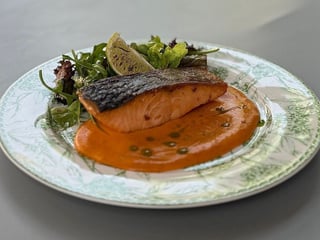 Стейк з лосося