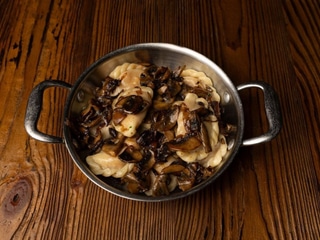 Пісні вареники з капустою