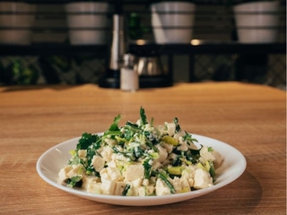# 3 Cold Tofu with Scallions