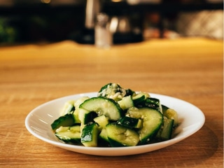 #2 Smashed Cucumbers in Garlic Sauce