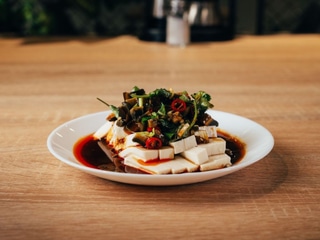 # 4 Century Egg with Silken Tofu