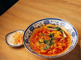 #14 Noodles in tomato and egg broth